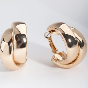 Gold Small Twisted Hoop Earrings🥰